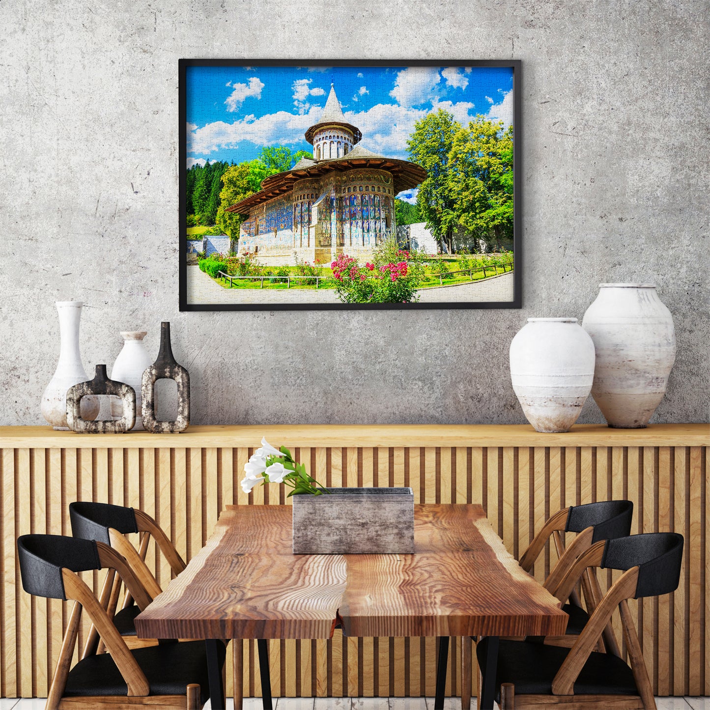 1000 Pieces Jigsaw Puzzle - Voronet Monastery (1062)