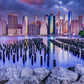1000 Pieces Jigsaw Puzzle - Cloudy Sky Over Manhattan (1065)