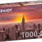 1000 Pieces Jigsaw Puzzle - Sunset Over New York Skyline (1068)