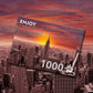 1000 Pieces Jigsaw Puzzle - Sunset Over New York Skyline (1068)