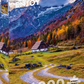 1000 Pieces Jigsaw Puzzle - Cottage in the Mountains (1074)