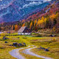 1000 Pieces Jigsaw Puzzle - Cottage in the Mountains (1074)