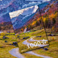1000 Pieces Jigsaw Puzzle - Cottage in the Mountains (1074)
