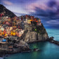 1000 Pieces Jigsaw Puzzle - Manarola at Dusk (1077)