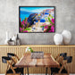 1000 Pieces Jigsaw Puzzle - Santorini View with Flowers (1083)
