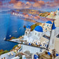 1000 Pieces Jigsaw Puzzle - Santorini View with Boats (1086)