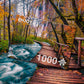1000 Pieces Jigsaw Puzzle - Forest Stream in Plitvice (1089)
