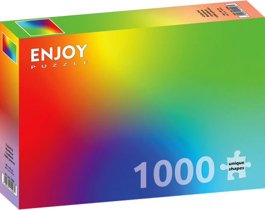 1000 Pieces Jigsaw Puzzle - Colorful Rainbow Gradient (1098)