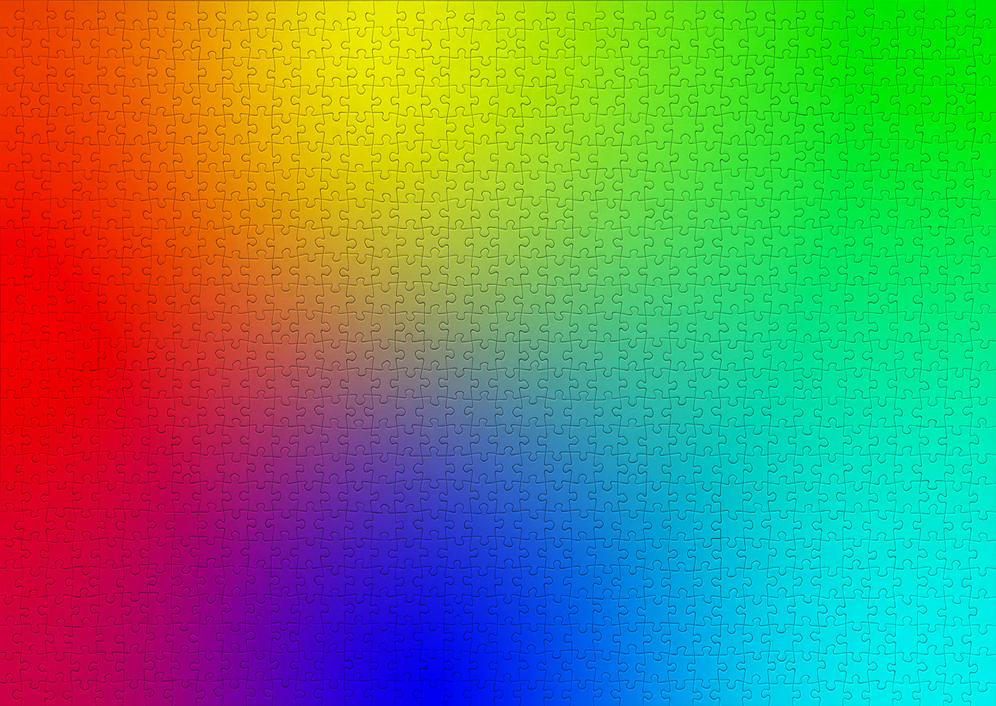 1000 Pieces Jigsaw Puzzle - Colorful Rainbow Gradient (1098)