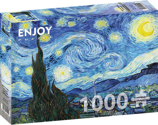 1000 Pieces Jigsaw Puzzle - Vincent Van Gogh: Starry Night (1104)