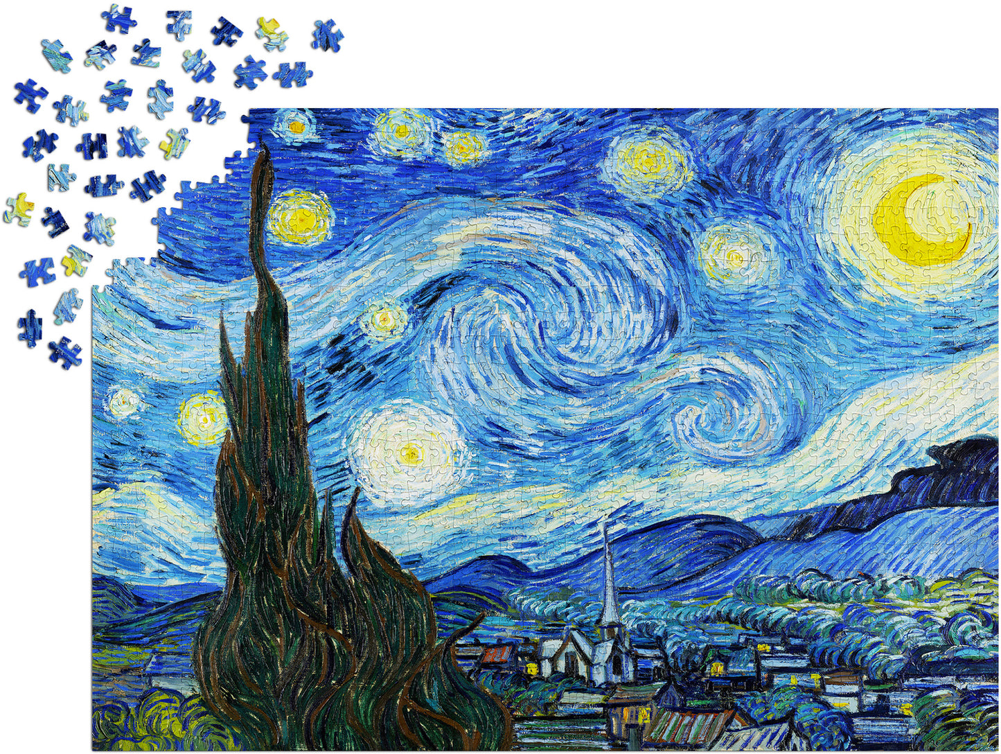 1000 Pieces Jigsaw Puzzle - Vincent Van Gogh: Starry Night (1104)