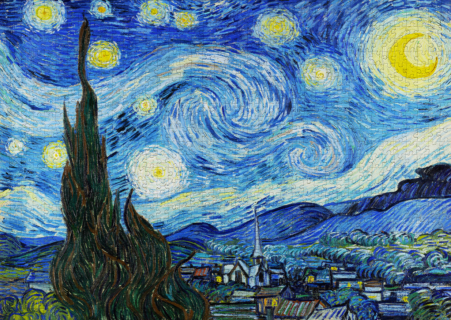 1000 Pieces Jigsaw Puzzle - Vincent Van Gogh: Starry Night (1104)