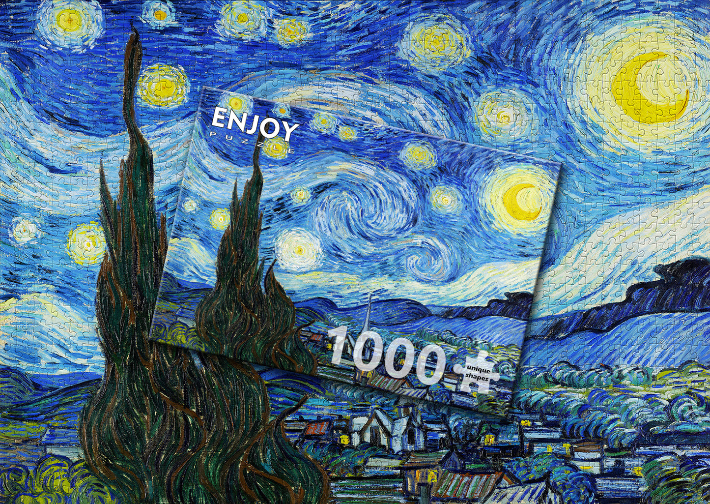 1000 Pieces Jigsaw Puzzle - Vincent Van Gogh: Starry Night (1104)