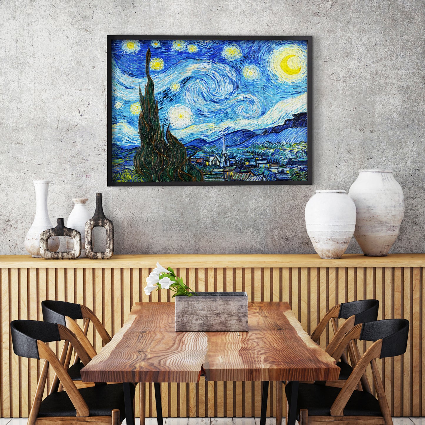 1000 Pieces Jigsaw Puzzle - Vincent Van Gogh: Starry Night (1104)