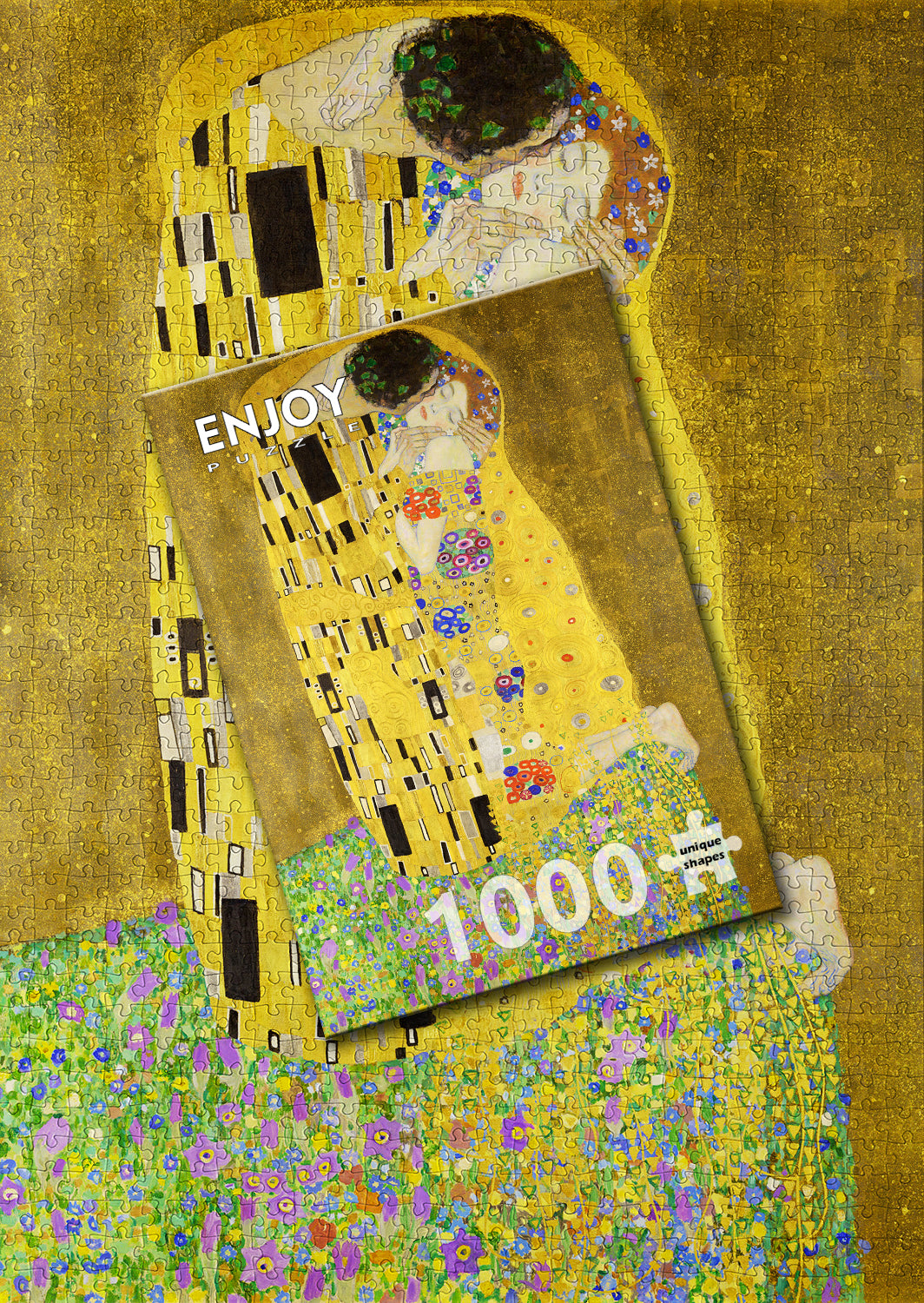 1000 Pieces Jigsaw Puzzle - Gustav Klimt: The Kiss (1110)