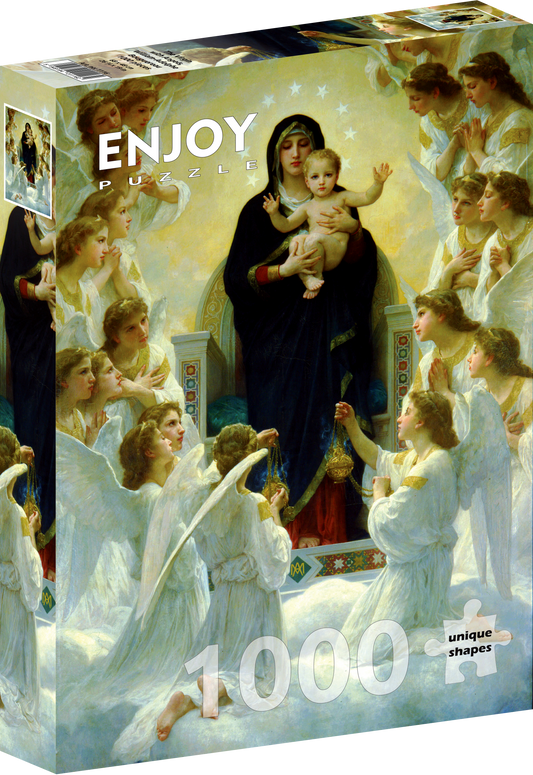 1000 Pieces Jigsaw Puzzle - William Bouguereau: The Virgin With Angels (1116)