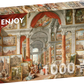 1000 Pieces Jigsaw Puzzle - Paolo Panini: Views of Modern Rome (1119)