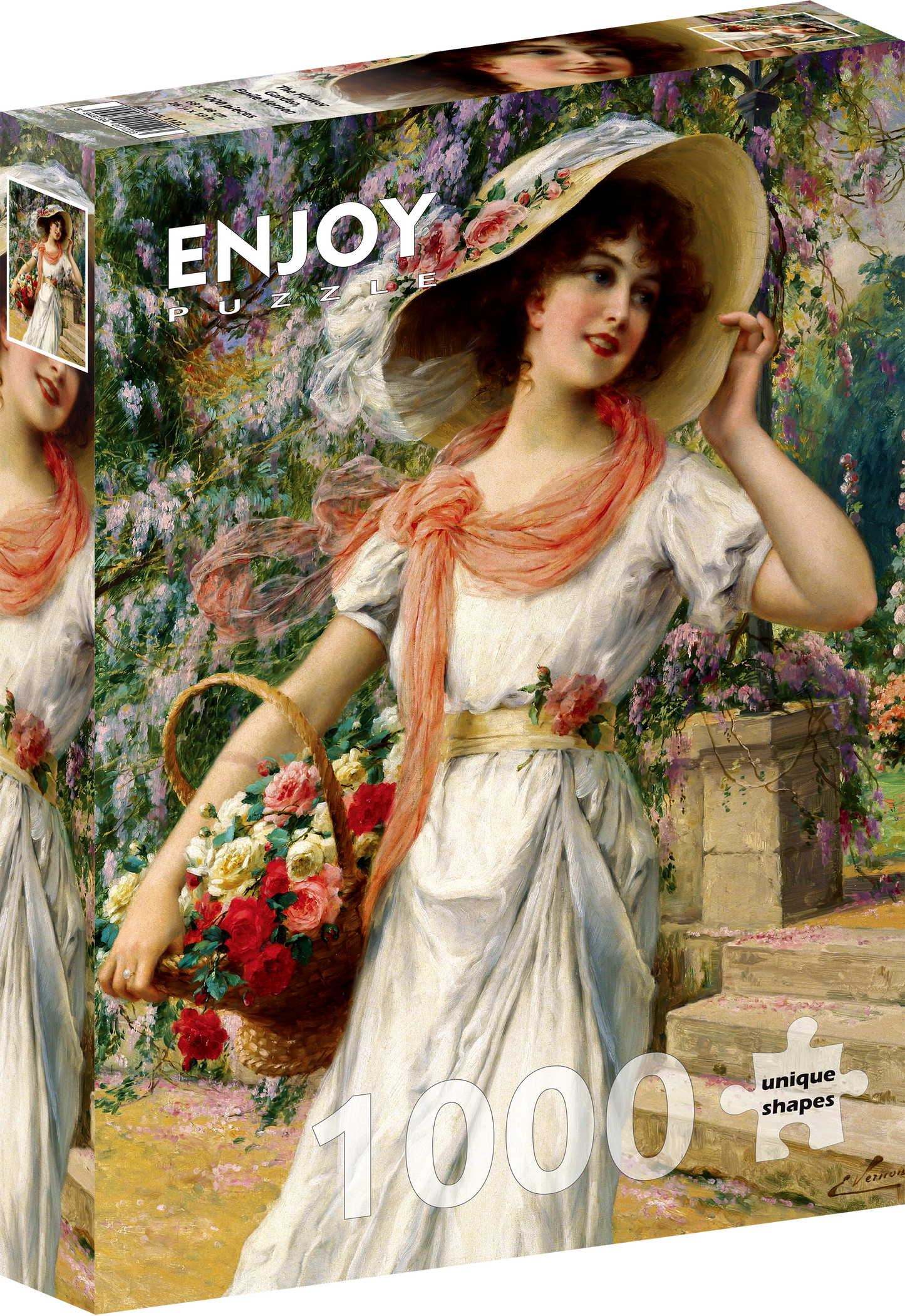 1000 Pieces Jigsaw Puzzle - Emile Vernon: The Flower Garden (1122)
