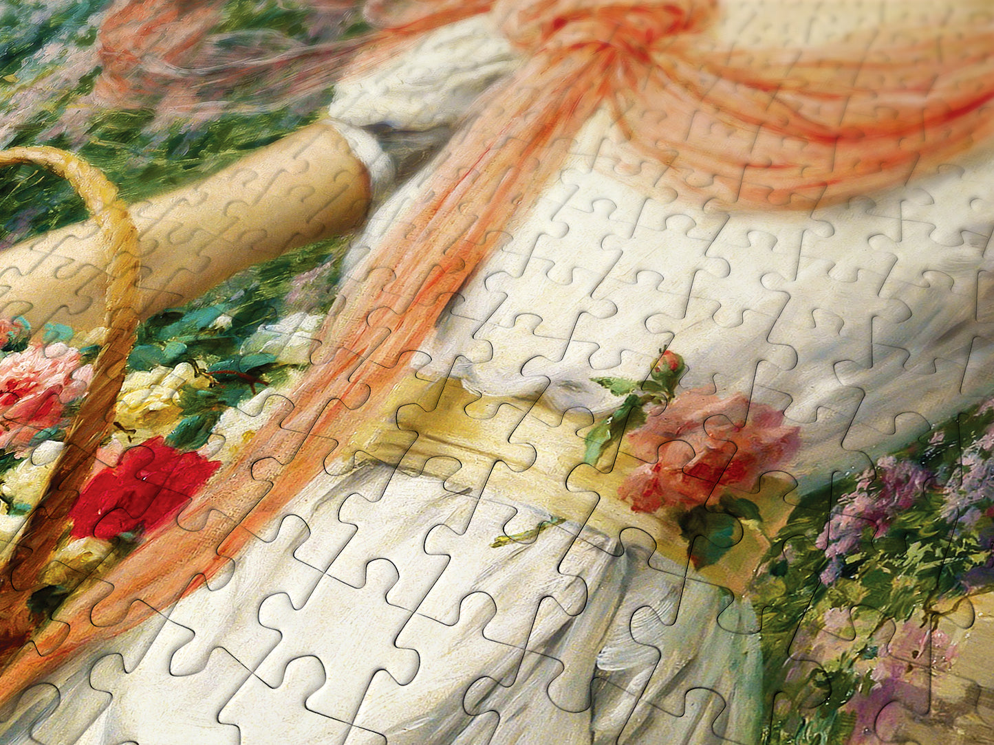 1000 Pieces Jigsaw Puzzle - Emile Vernon: The Flower Garden (1122)
