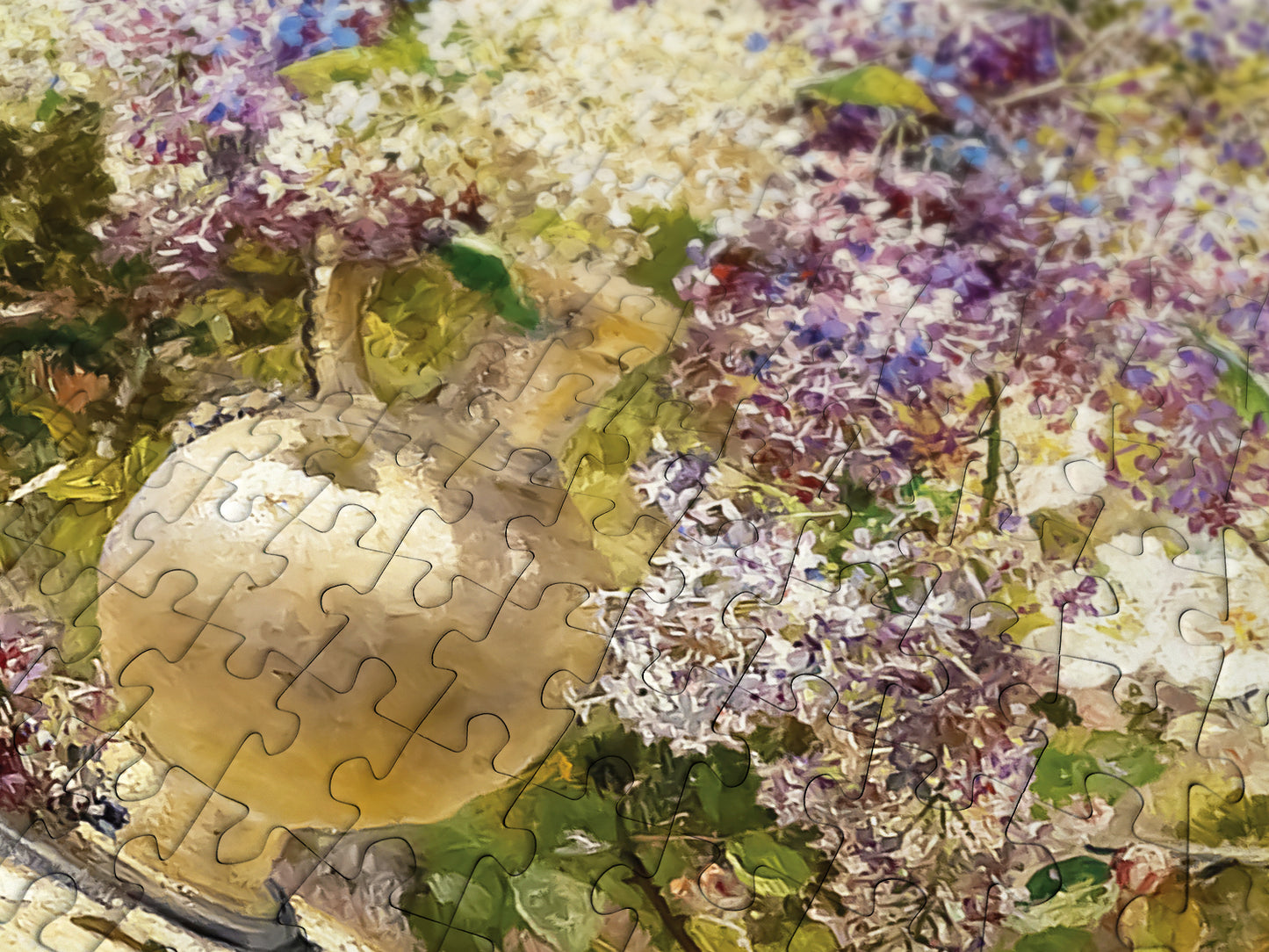 1000 Pieces Jigsaw Puzzle - Marie Egner: In the Blossoming Bower (1134)