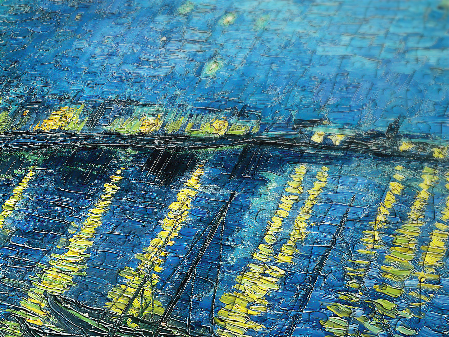 1000 Pieces Jigsaw Puzzle - Vincent Van Gogh: Starry Night Over Rhone (1140)