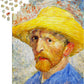 1000 Pieces Jigsaw Puzzle - Vincent Van Gogh: Self-portrait with a Straw Hat (1143)