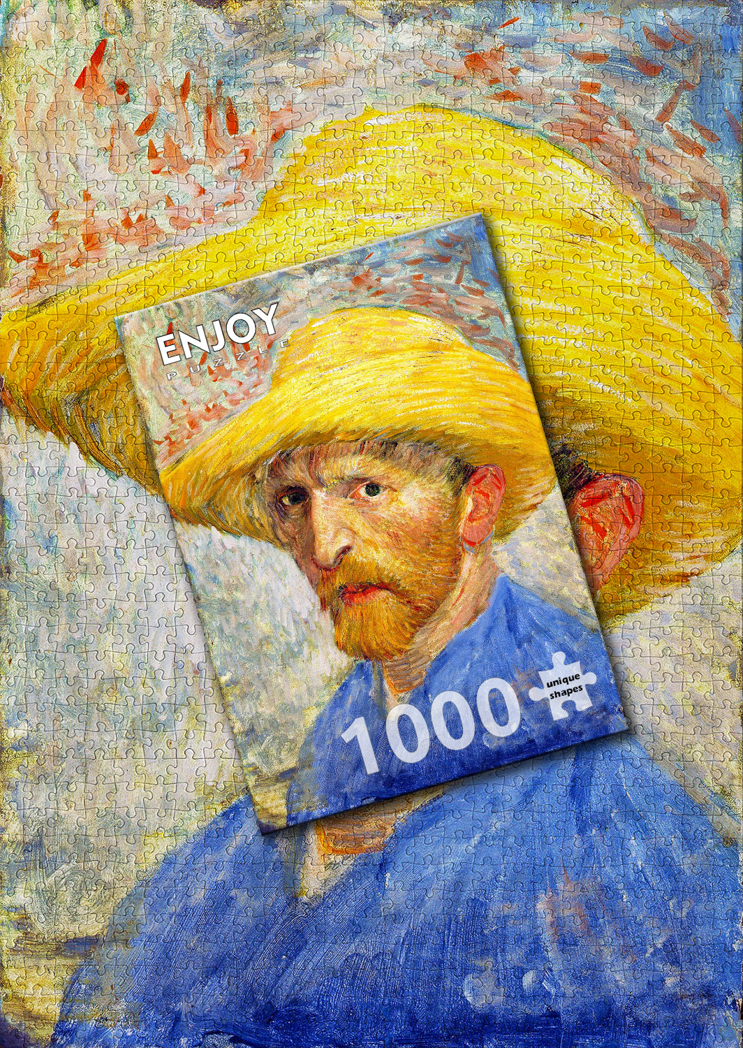 1000 Pieces Jigsaw Puzzle - Vincent Van Gogh: Self-portrait with a