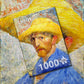 1000 Pieces Jigsaw Puzzle - Vincent Van Gogh: Self-portrait with a Straw Hat (1143)