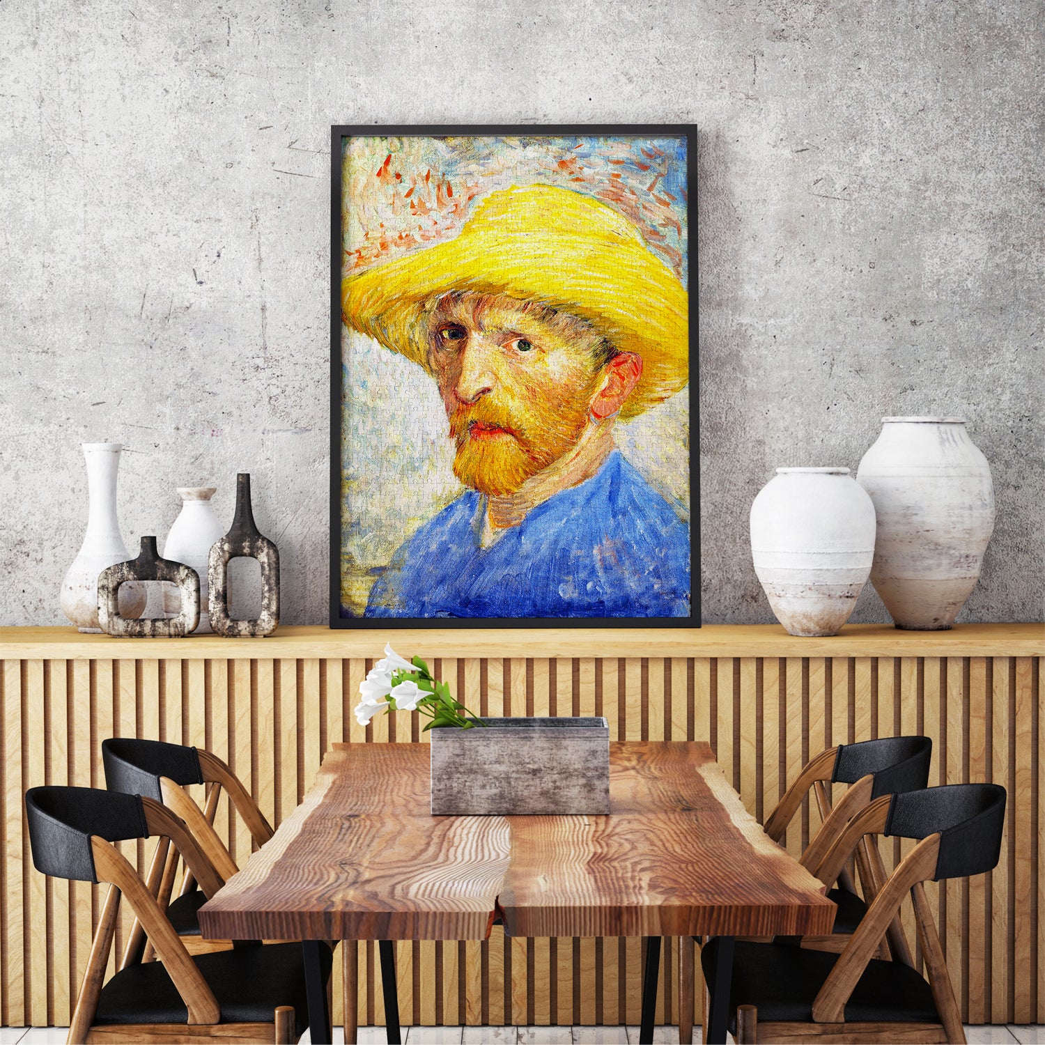 1000 Pieces Jigsaw Puzzle - Vincent Van Gogh: Self-portrait with a