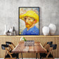 1000 Pieces Jigsaw Puzzle - Vincent Van Gogh: Self-portrait with a Straw Hat (1143)