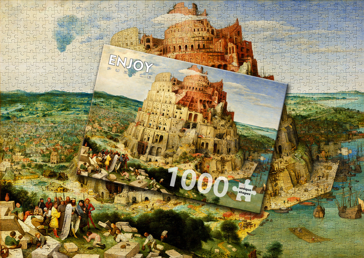 1000 Pieces Jigsaw Puzzle - Pieter Bruegel: The Tower of Babel (1146)