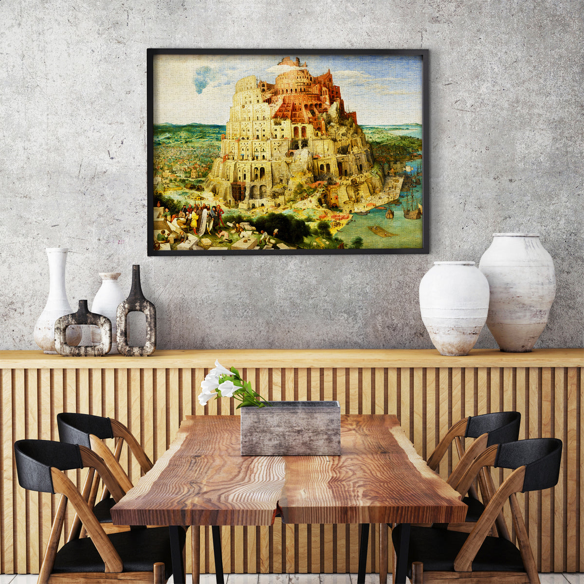 1000 Pieces Jigsaw Puzzle - Pieter Bruegel: The Tower of Babel (1146)