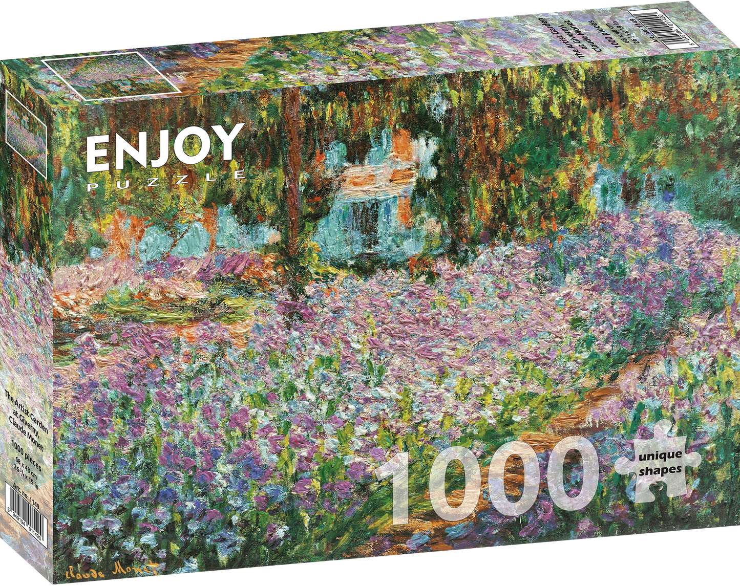 1000 Pieces Jigsaw Puzzle - Claude Monet: The Artist Garden at Giverny (1149)