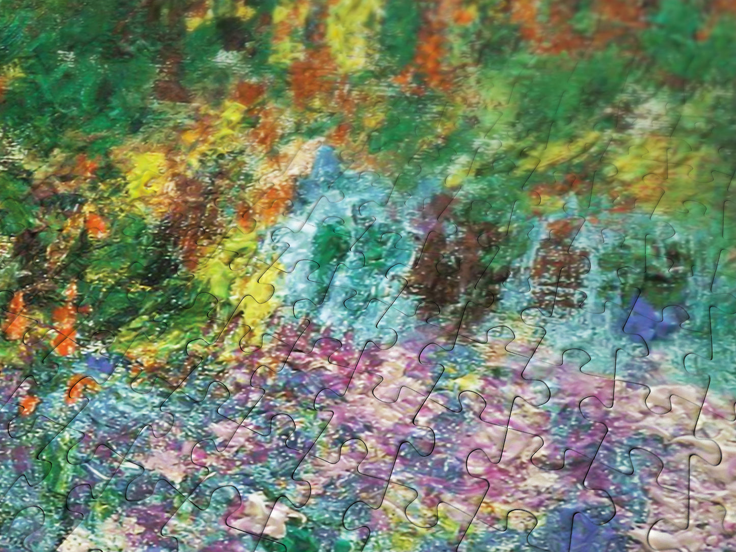 1000 Pieces Jigsaw Puzzle - Claude Monet: The Artist Garden at Giverny (1149)