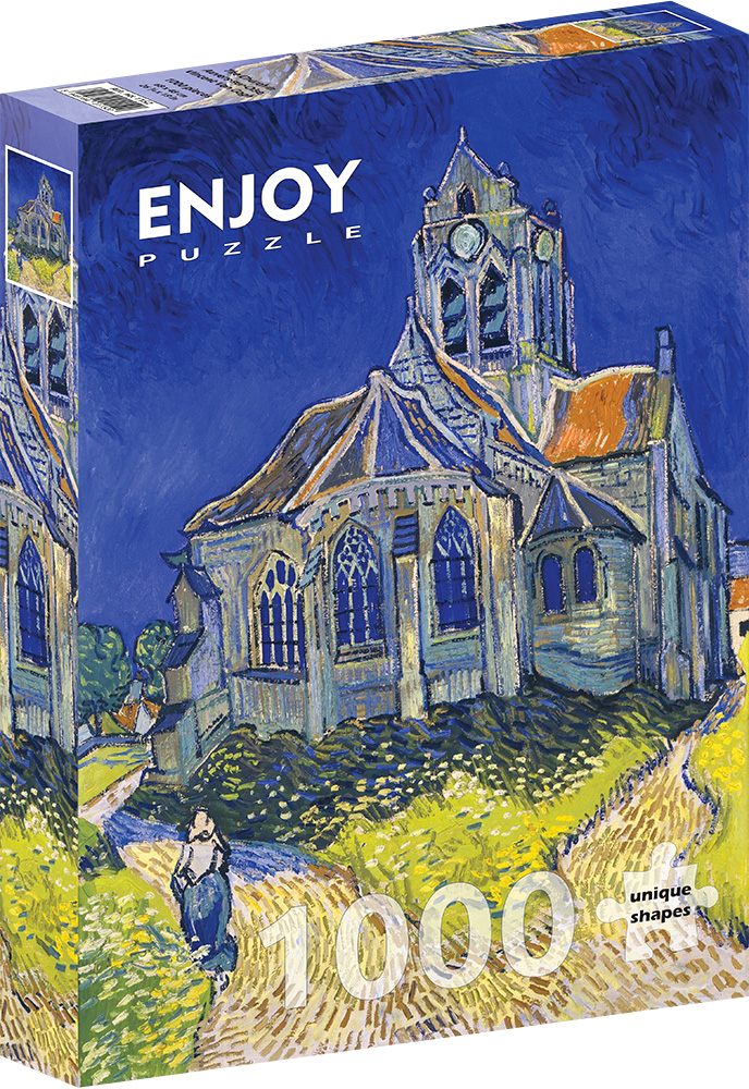 1000 Pieces Jigsaw Puzzle - Vincent Van Gogh: The Church in Auvers-sur-Oise (1152)