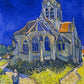 1000 Pieces Jigsaw Puzzle - Vincent Van Gogh: The Church in Auvers-sur-Oise (1152)
