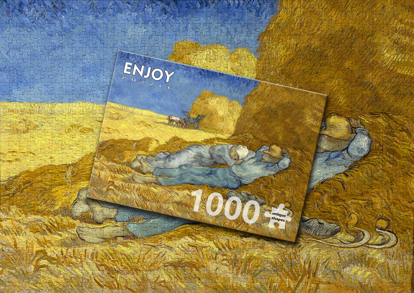 1000 Pieces Jigsaw Puzzle - Vincent Van Gogh: The Siesta (1155)