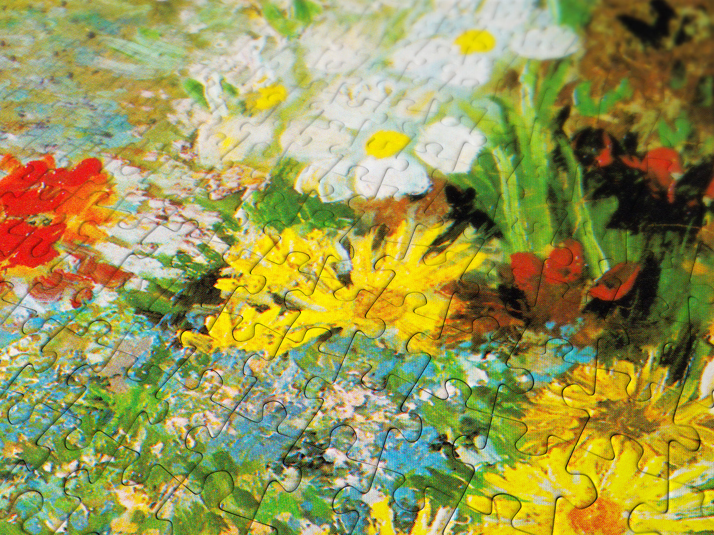 1000 Pieces Jigsaw Puzzle - Vincent Van Gogh: Vase with Daisies and Anemones (1158)