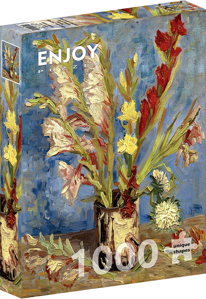 1000 Pieces Jigsaw Puzzle - Vincent Van Gogh: Vase with Gladioli and Chinese Asters (1161)