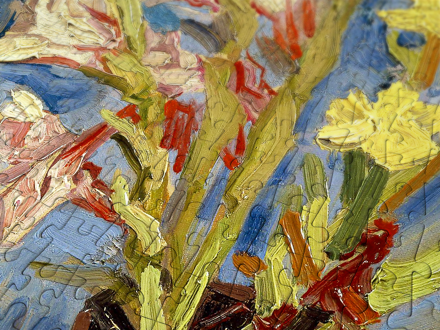 1000 Pieces Jigsaw Puzzle - Vincent Van Gogh: Vase with Gladioli and Chinese Asters (1161)