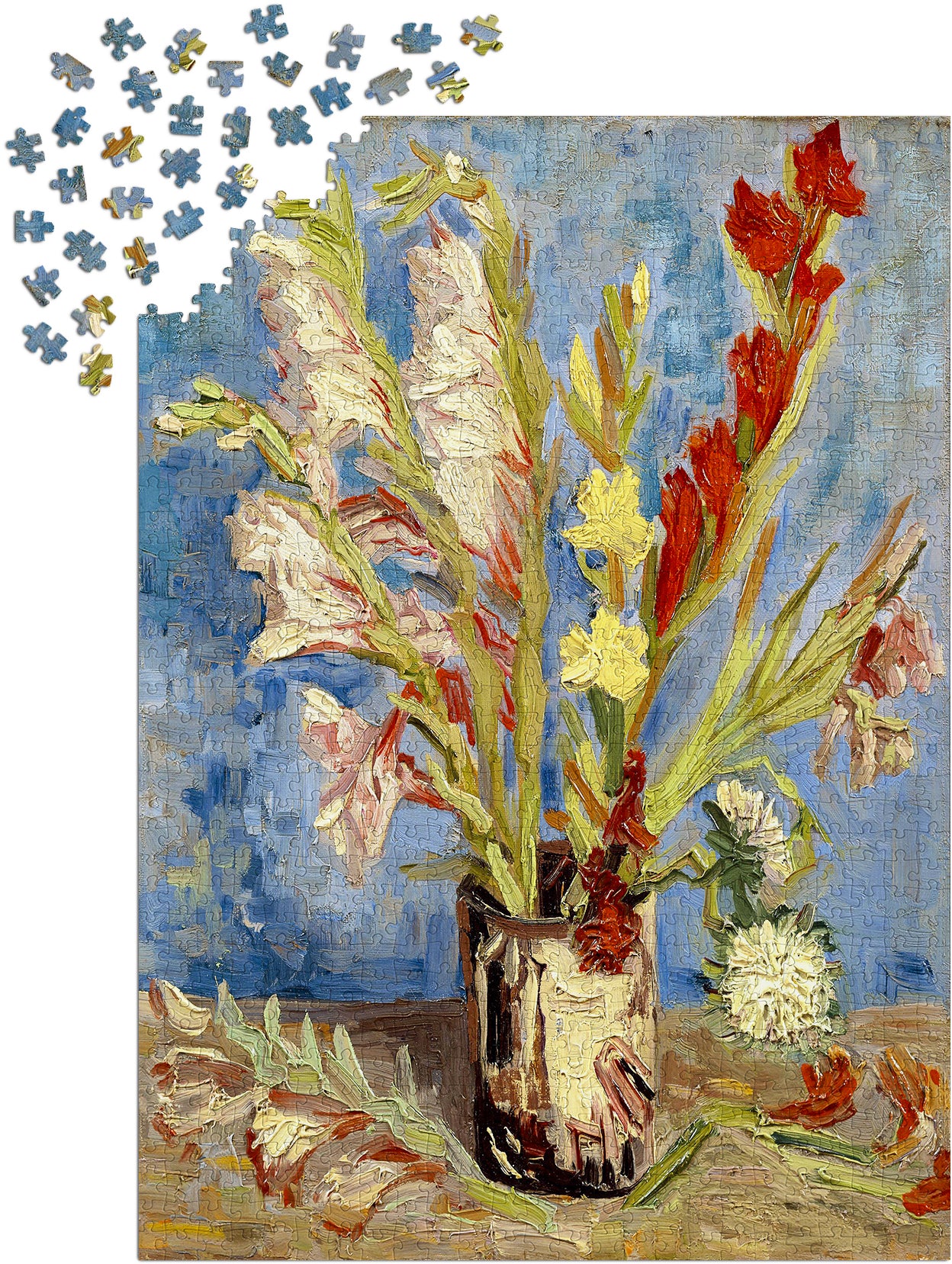 1000 Pieces Jigsaw Puzzle - Vincent Van Gogh: Vase with Gladioli and Chinese Asters (1161)