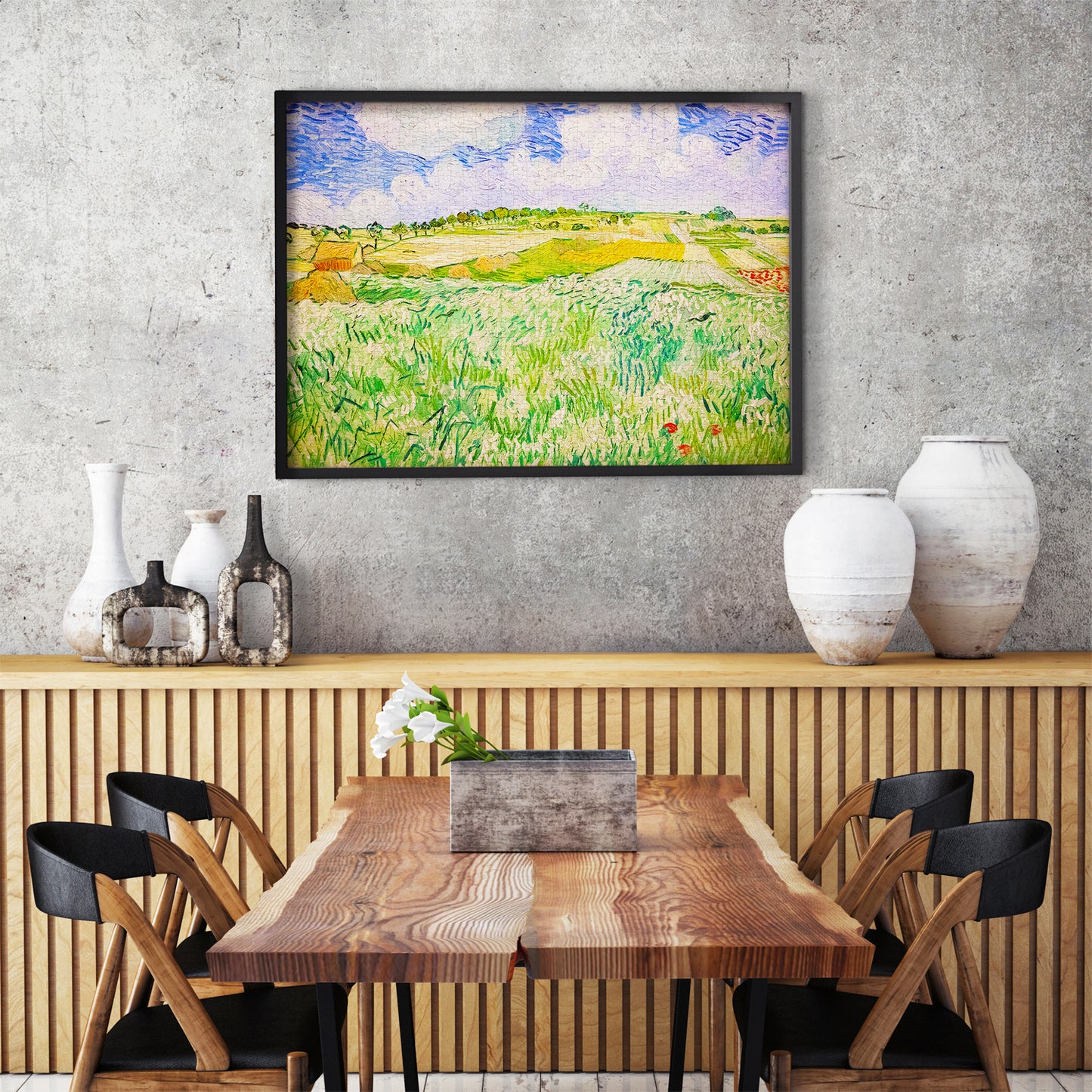1000 Pieces Jigsaw Puzzle - Vincent Van Gogh: Plain near Auvers (1176)