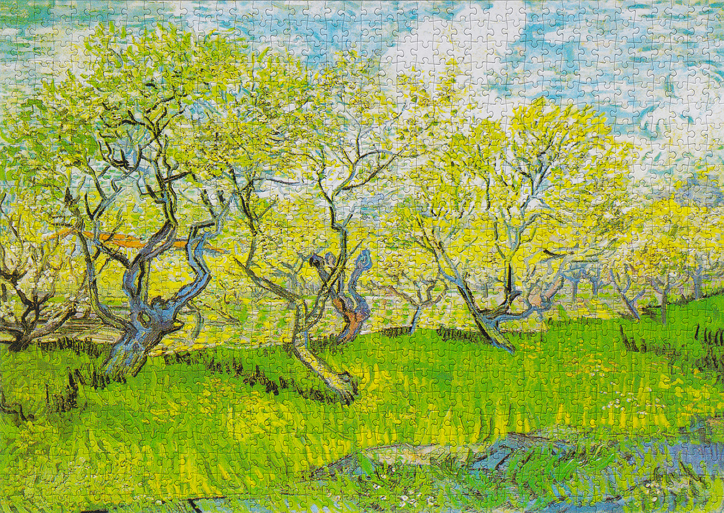 1000 Pieces Jigsaw Puzzle - Vincent Van Gogh: Orchard in Blossom (1179)