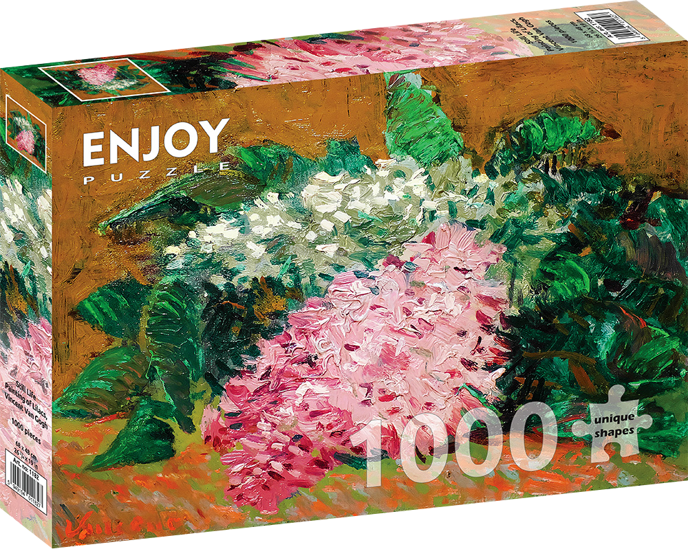 1000 Pieces Jigsaw Puzzle - Vincent Van Gogh: Still Life Painting of Lilacs (1182)