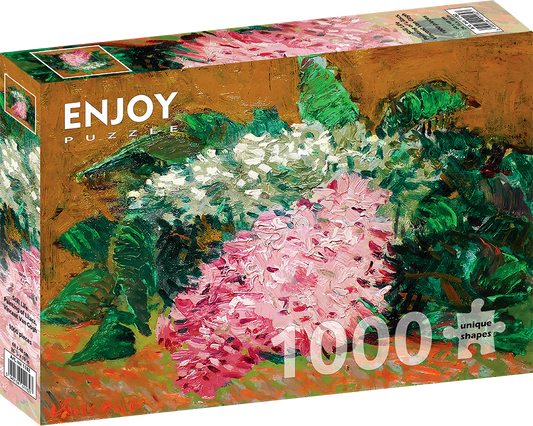 1000 Pieces Jigsaw Puzzle - Vincent Van Gogh: Still Life Painting of Lilacs (1182)