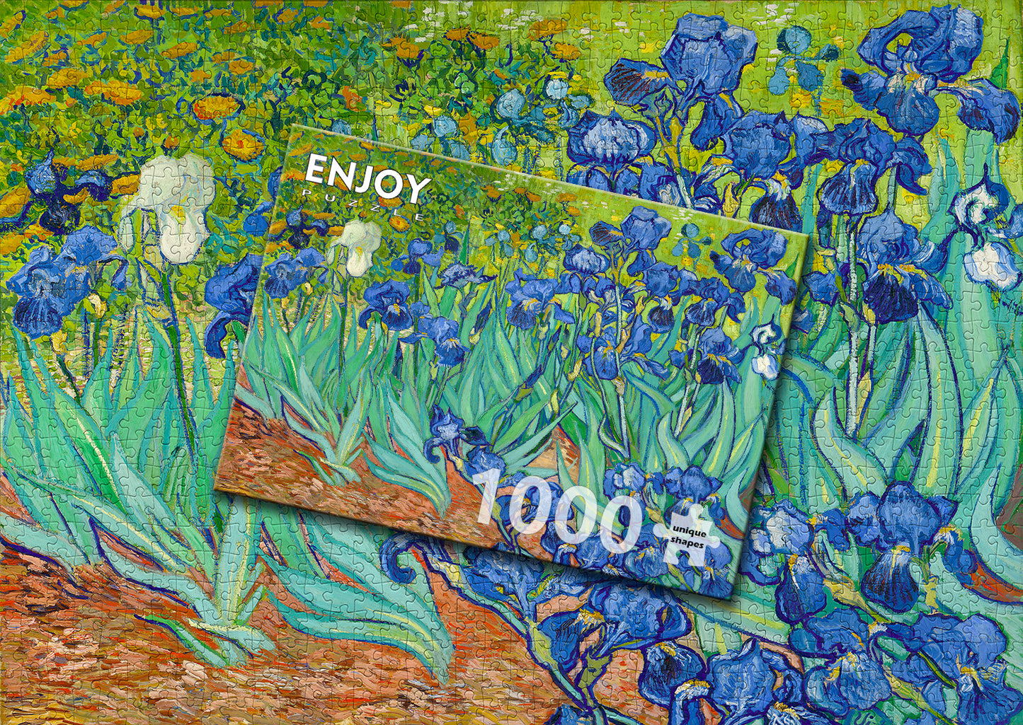 1000 Pieces Jigsaw Puzzle - Vincent Van Gogh: Irises (1185)