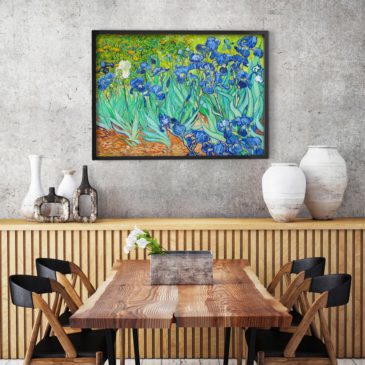 1000 Pieces Jigsaw Puzzle - Vincent Van Gogh: Irises (1185)
