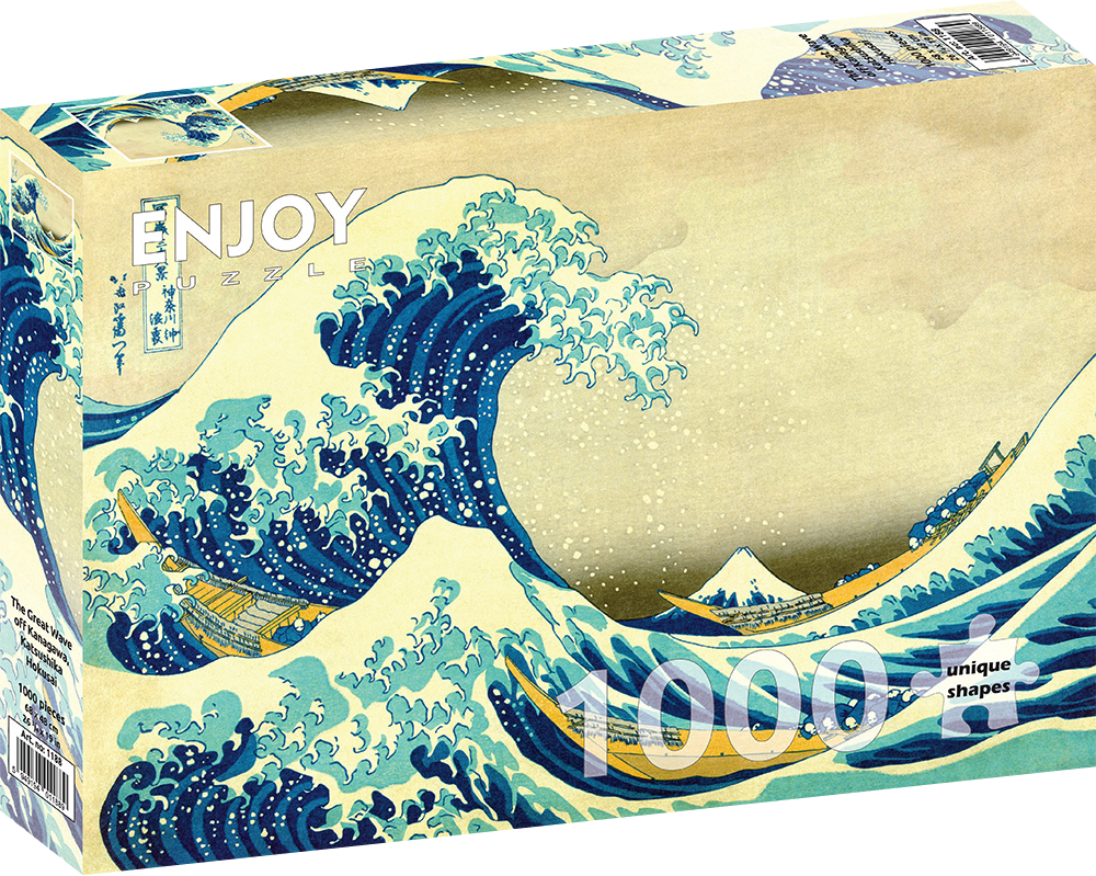 1000 Pieces Jigsaw Puzzle - Katsushika Hokusai: The Great Wave off Kanagawa (1188)