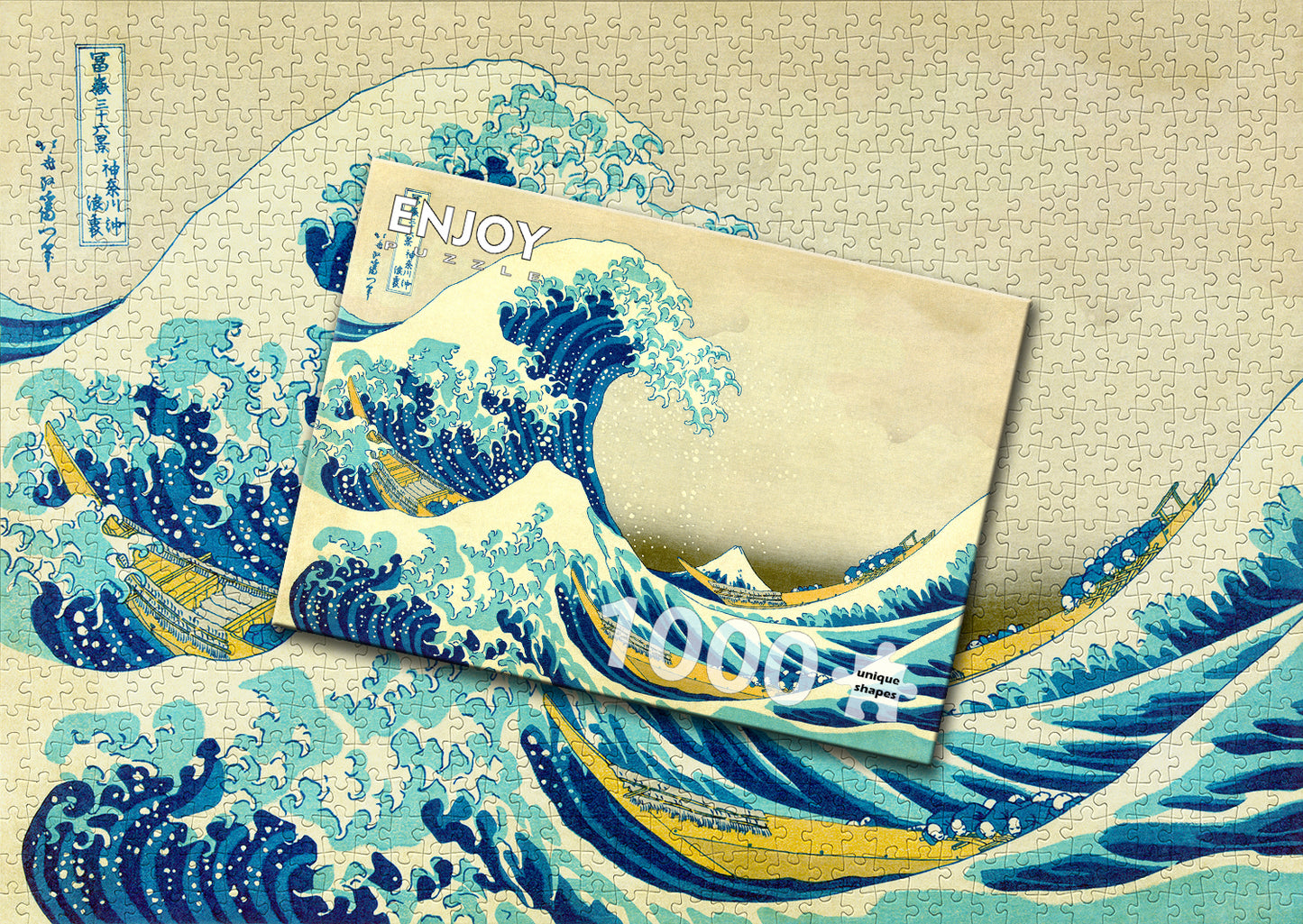 1000 Pieces Jigsaw Puzzle - Katsushika Hokusai: The Great Wave off Kanagawa (1188)