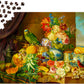 1000 Pieces Jigsaw Puzzle - Josef Schuster: Still Life with Fruit Flowers and a Parrot (1191)
